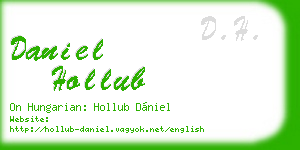daniel hollub business card